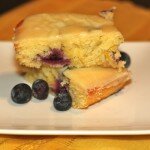 Blueberry Lemon Brownies with White Chocolate Glaze