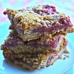 Strawberry Rhubarb Crumble Bars