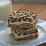 Chocolate Chip Cookie Dough Cheesecake Bars — chocochipdoughbars