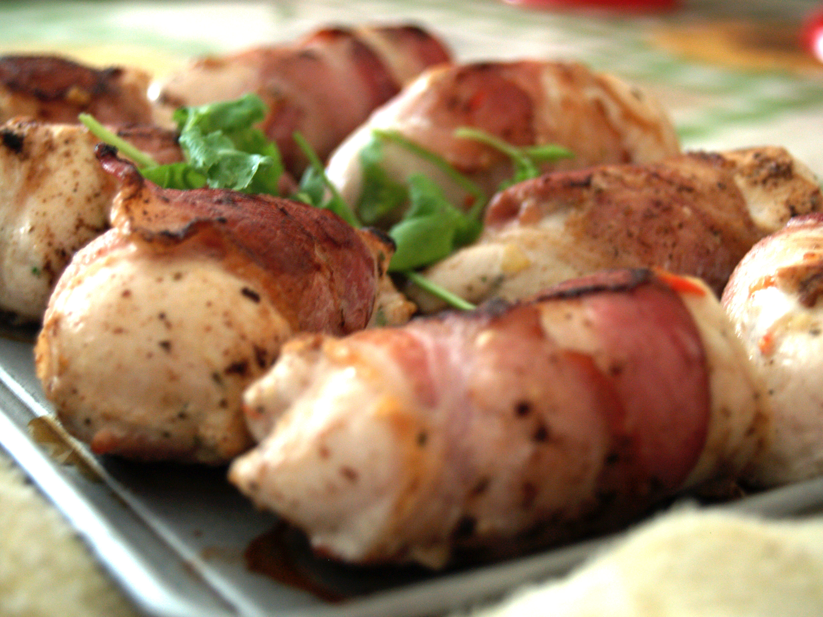 Almond Pistachio Chicken with Mustard Sauce